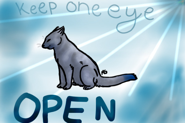 Keep One Eye Open--Cover