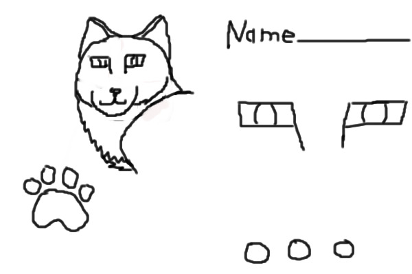 Warrior Cats Line-art (MOVE TO EDITABLE OEKAKI)