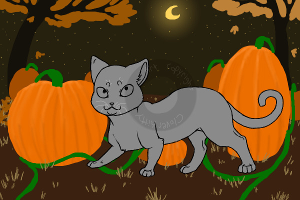 Halloween Kitty Editable