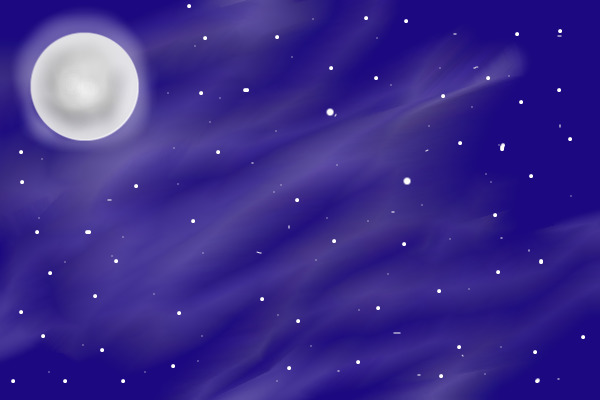 October 13, Full moon.