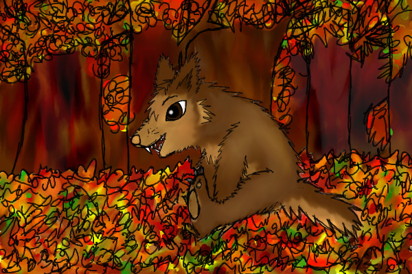Autumun werewolf cub