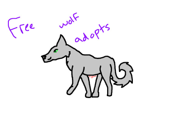 Free wolf adopts