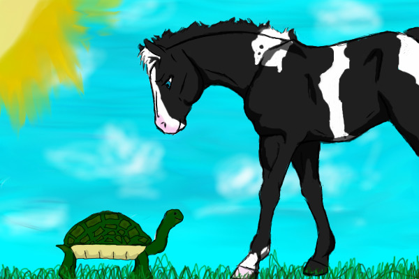 Paint and her Friend.
