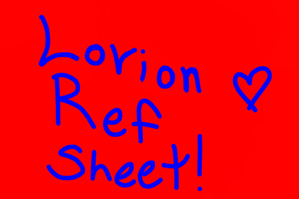 Lovion Ref Sheet!