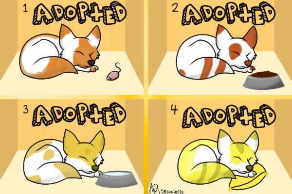 Four more little foxes :3