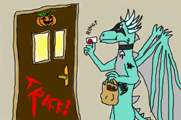 Antalia goes Trick or Treating!