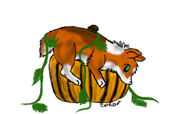 Halloween Wolf-Corgi.
