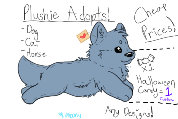 Plushie Adopts | Cheap Designs!