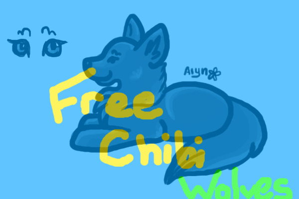 Free Chibi Wolves/Dogs!