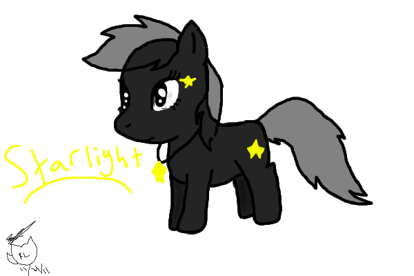 Starlight as a pony