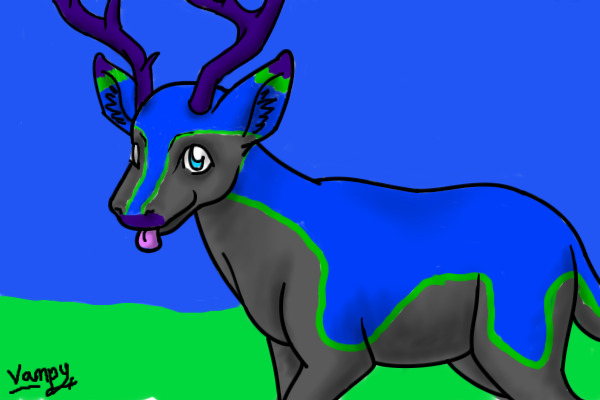 Blue-Art by Vampiric-coloring by Me