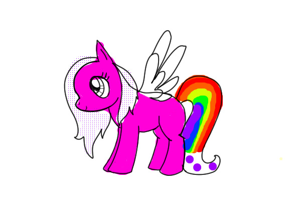 magic rainbow pony