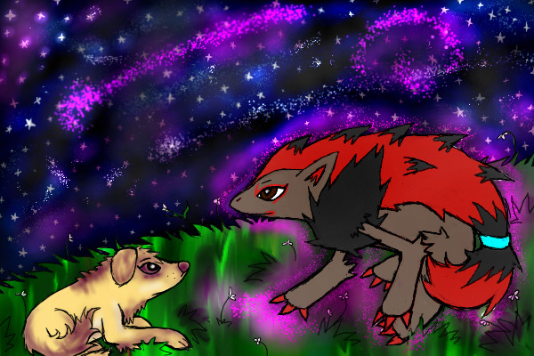 I am a brown eyed Zoroark