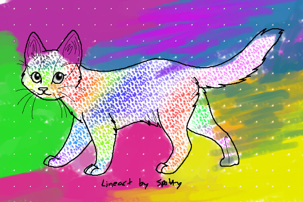 le rainbow kitteh~