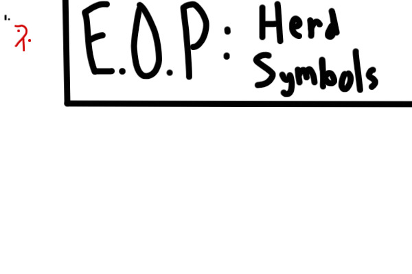The E.O.P Herd Symbols [So Far]