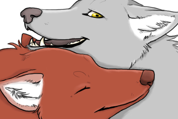 Colored in wolves