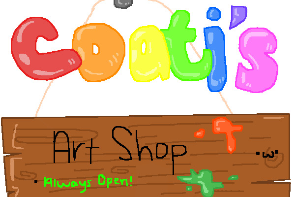 For my art shop.