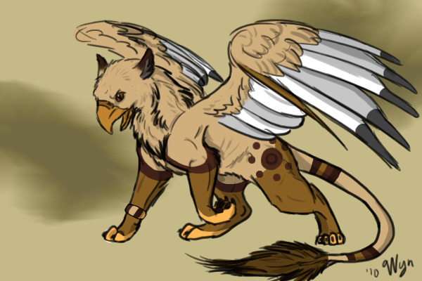 Yet another gryphon character (for adoption)