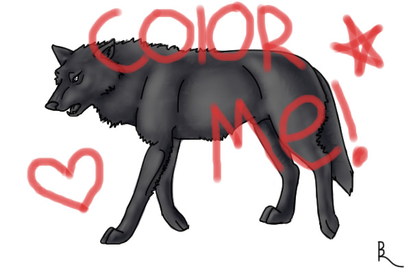 it is a wolf...