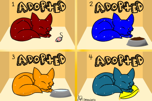 Fox adoptables 3!(NONE LEFT!)