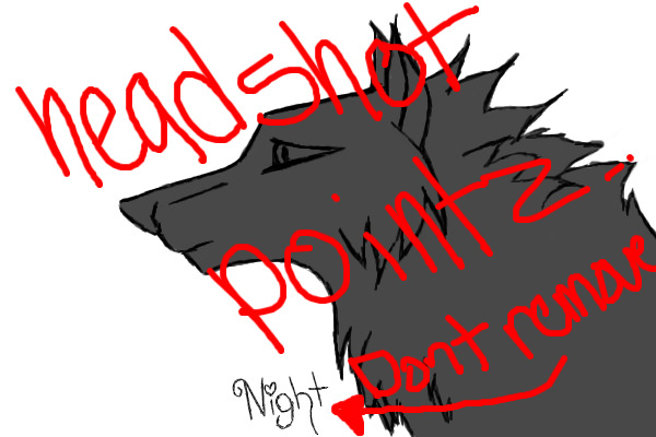 Wolf/Dog Headshot Edit