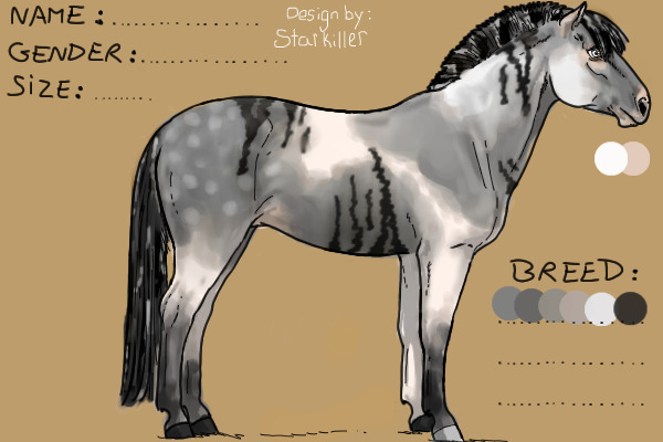 New Horse Design - StarKiller