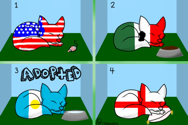 Adopt your own baby flag foxes!