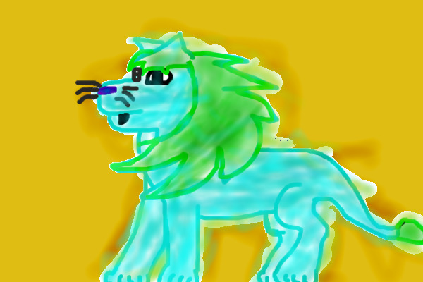 the blue lion