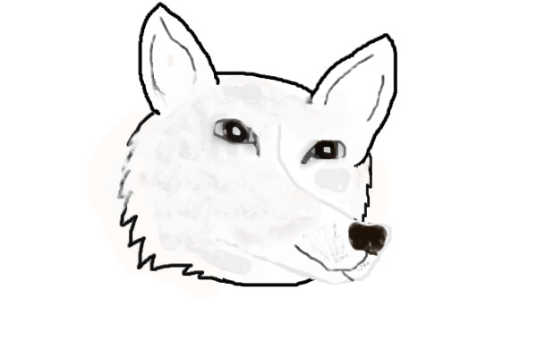 Smudgy wolf..