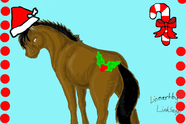 christmas horse but i am working on it