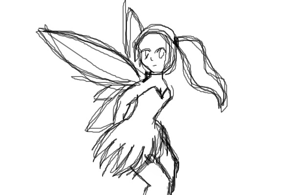 fairy sketch
