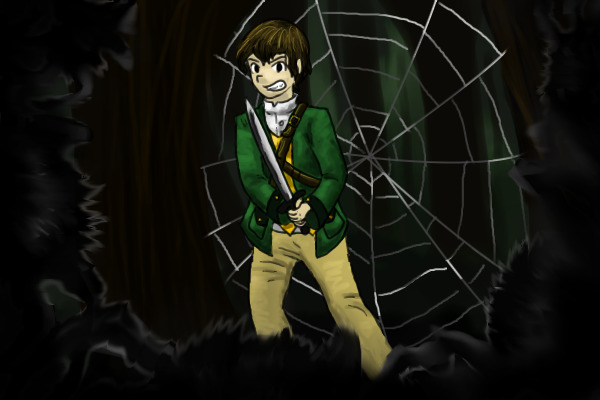 Bilbo Against the Spiders