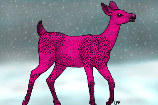 pink deer