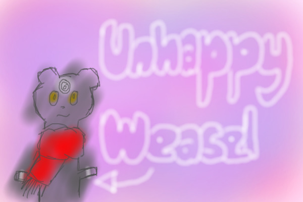 Unhappy weasel