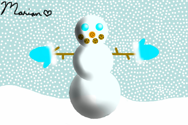 Snowman editable! 8D Tons of accessories!