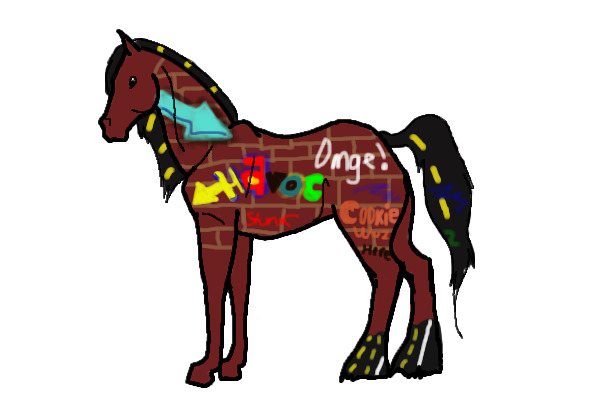 My newest Horse Charrie