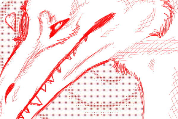 Dragon-wolf thing scetch