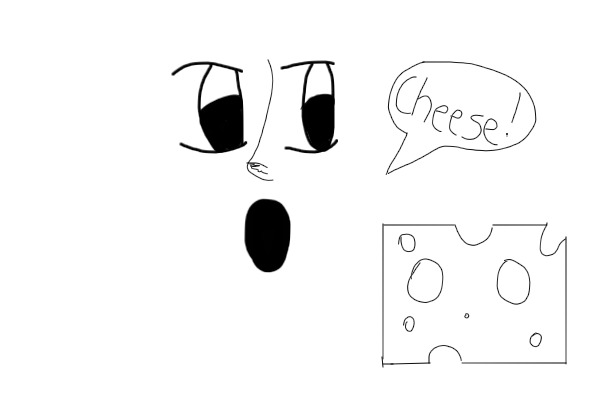 cheese man sees cheese