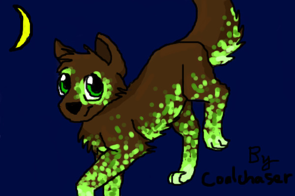 Green Sparkle Pup