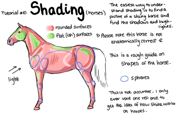 Tut. #10 Shading horses