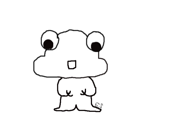 Color in the frog!