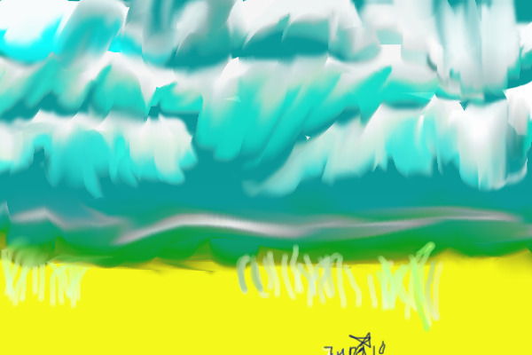 The beach
