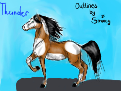 Thunder, the horse