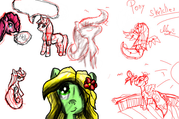 Pony sketches