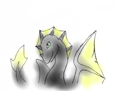 Moonlight as a dragon