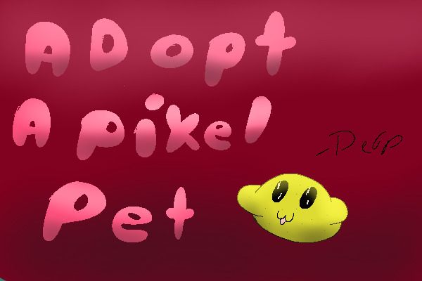 Adopt a pixel pet|Open! 2 slots open!