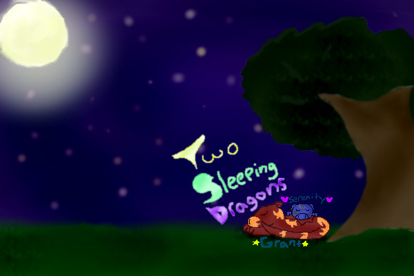 Two Sleeping Dragons (Second Oekaki)