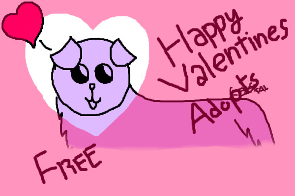 FREE! Happy Valentines Adopts!