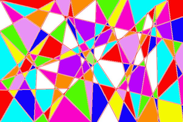 Coloured lines experiment