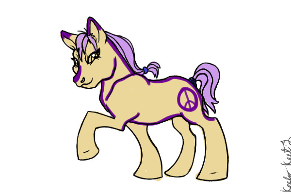 Peace Sign Pony